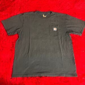 Carhartt Loose Fit Heavyweight Pocket T-Shirt Men's Large L Dusty Olive K87